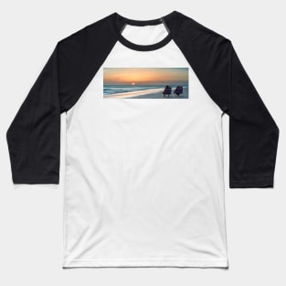 Sunset on Holmes Beach Baseball T-Shirt